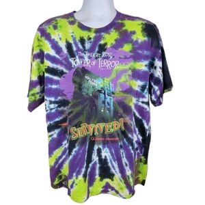 Disneyland Resort Neon Tie-Dye Shirt